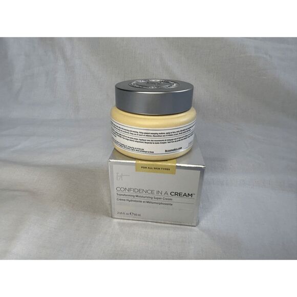 IT Cosmetics Confidence In a Cream Anti-Aging Moistening Cream 2 oz. NIB - Picture 6 of 6
